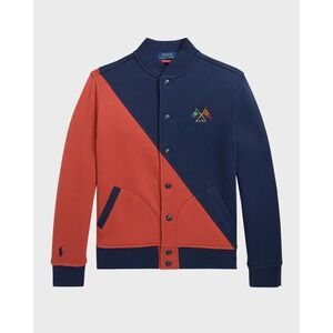Polo Ralph Lauren Childrenswear Boys Seasonal Fleece Baseball Jacket Size 6 $135